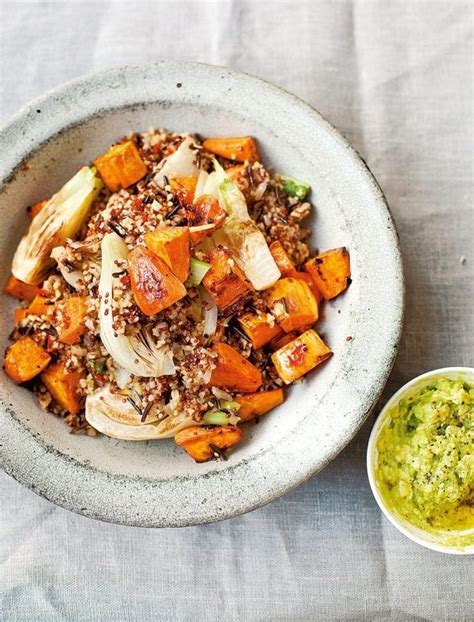 Healthy Pilaf Of Mixed Grains And Sweet Potato Recipe Delicious Magazine