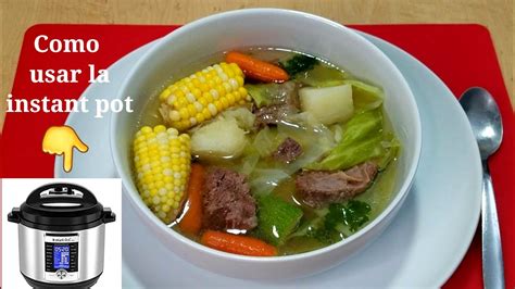 Caldo De Res Con Verduras En Instant Pot Como Usar La Instant Pot