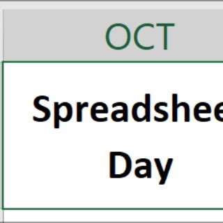 Spreadsheet Day – Page 10 – Celebrating spreadsheets every day