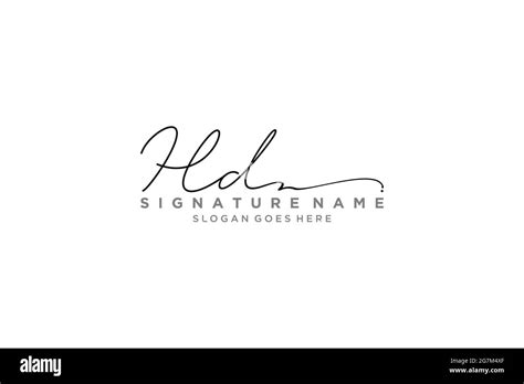 HD Letter Signature Logo Template Elegant Design Logo Sign Symbol