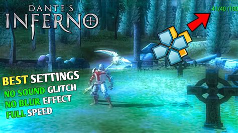 Best Settings For DANTE S INFERNO PPSSPP Emulator Android Full High