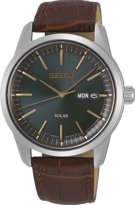 Seiko Solar SNE529P1 zegarek męski Dolinski pl