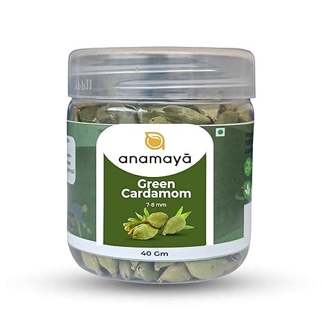 Anamaya Green Cardamom Whole Pods Choti Ilaichi Hari Elaichi 7 8 Mm