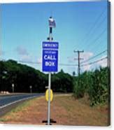 Solar Powered Emergency Telephone Photograph By Simon Fraser Science