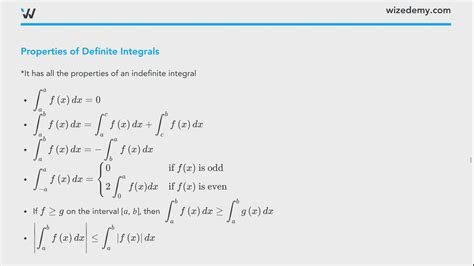 Definite Integrals Wize University Calculus 2 Textbook Wizeprep