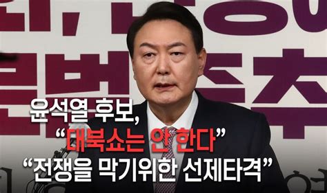 윤 대통령 북한 비핵화 착수하면 정치·군사·경제 과감한 지원 사회정치경제 정보