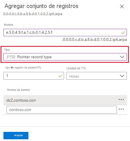 Alojamiento De Zonas De B Squeda Inversa Dns En Azure Dns Microsoft Learn