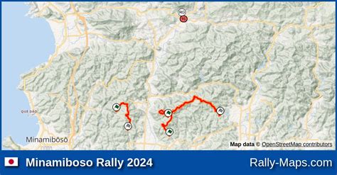 Streckenverlauf Minamiboso Rally Rallyekarte De