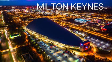 Uk Milton Keynes Night K By Drone Dream Trips Youtube