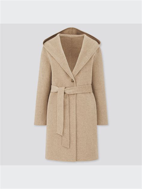 Double Faced Hooded Coat Uniqlo Us