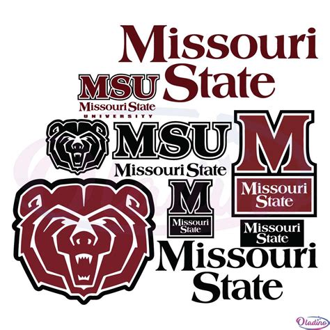 Bundle Logo Missouri State Bears And Lady Bears Svg Digital File