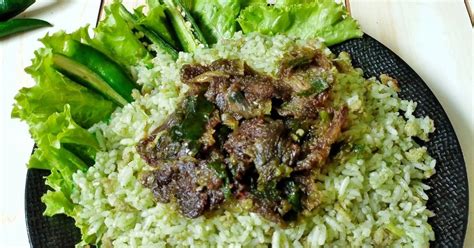 Resep Nasi Goreng Cabe Hijau Toping Dendeng Oleh Susan Mellyani Cookpad