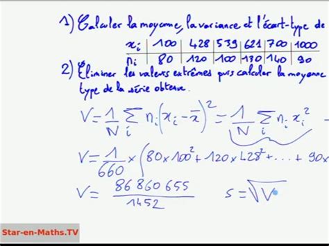 Ntroduire Imagen Formule De La Variance Maths Fr Thptnganamst Edu Vn