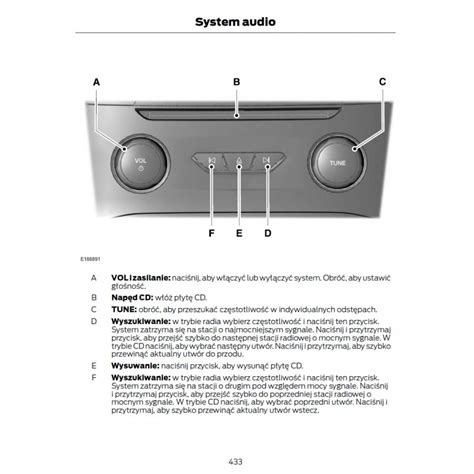 Ford Galaxy S Max Radio Instrukcja Obs Ugi