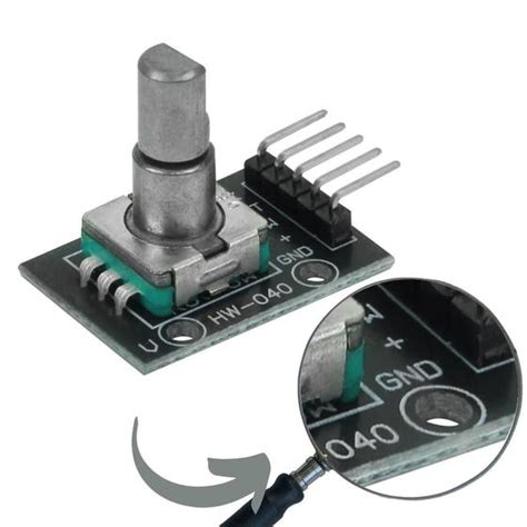 Modulo Encoder Rotativo Rotary Decoder Sensor Arduino KY 040 CHIPSCE