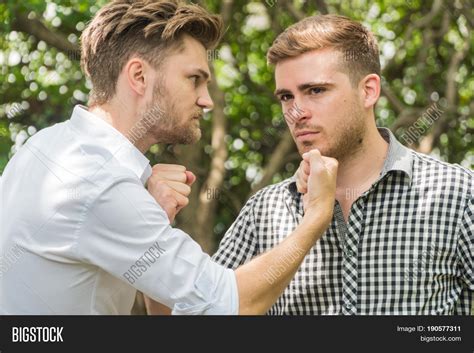 Two Handsome Guys Fist Image And Photo Free Trial Bigstock