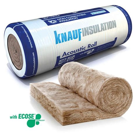 Knauf Insulation Acoustic Roll 100mm 1236m2 Pack Insulation