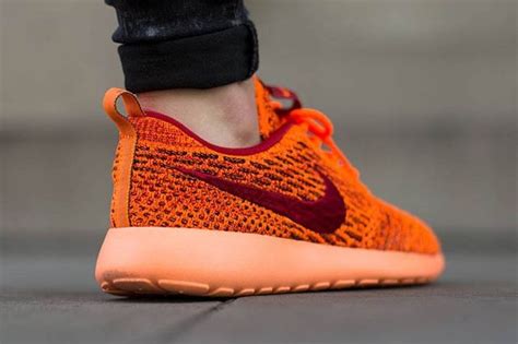 Nike Roshe Run Flyknit Total Orange Sneaker Freaker