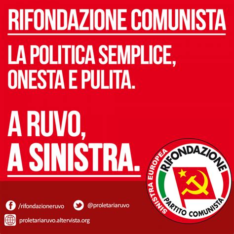 Rifondazione Comunista La Politica Onesta E Pulita Proletaria