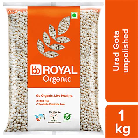 Buy Bb Royal Organic Urad Whole Gota Kg Online At Best Price Of Rs