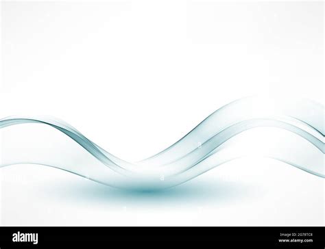 Abstract blue wave vector background Blue wave flow Stock Vector Image ...