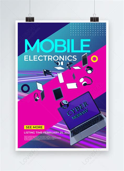 Template Poster Promosi Produk Elektronik Digital Fashion Dan Keren