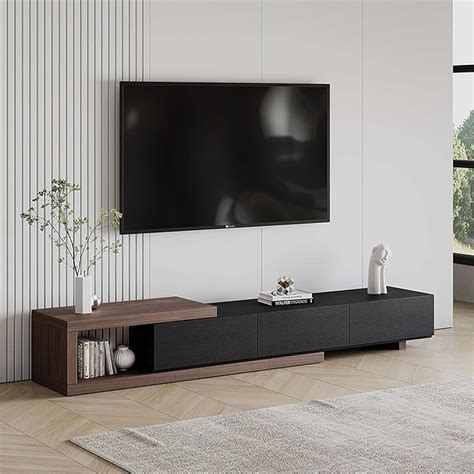 Amazon Povison Extendable Tv Stand With Storage Solid Wood Media