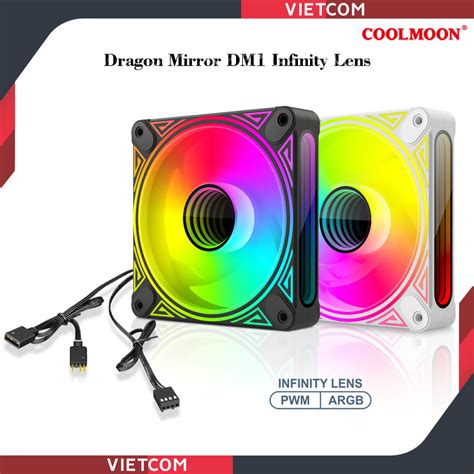 Qu T T N Nhi T Fan Led Argb Coolmoon Dm Infinity Lens Kit Shopping