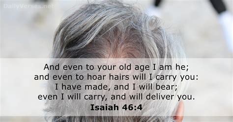 Isaiah 46:4 - Bible verse (KJV) - DailyVerses.net