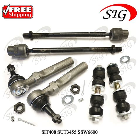 Front Inner Outer Tie Rod Sway Bar Link Kit For Chevy Classic 2004 2005 6pc Ebay