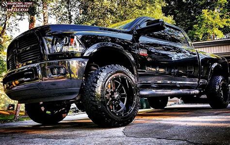 Dodge Ram Moto Metal Mo Wheels Gloss Black Milled