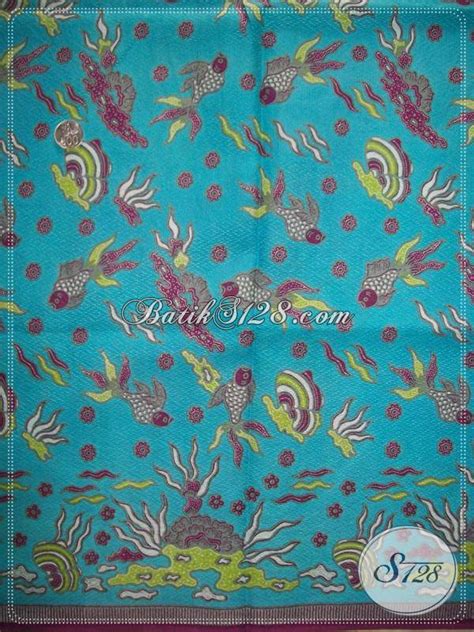 Gambar Batik Warna Biru Ujian