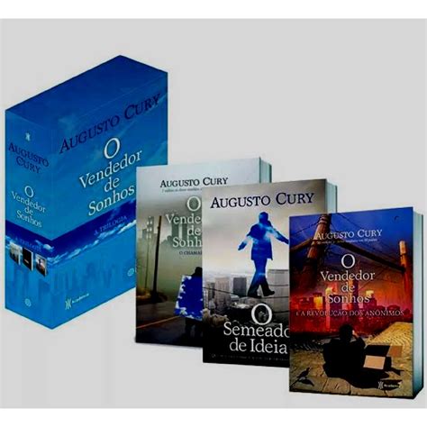 Box Trilogia Vendedor De Sonhos Autor Cury Augusto Novo Shopee