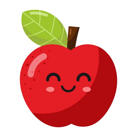 Icono De Manzana De Dibujos Animados Png