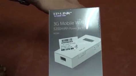 TP Link 3G Mobile WiFi 5200mAh Power Bank M5360 YouTube