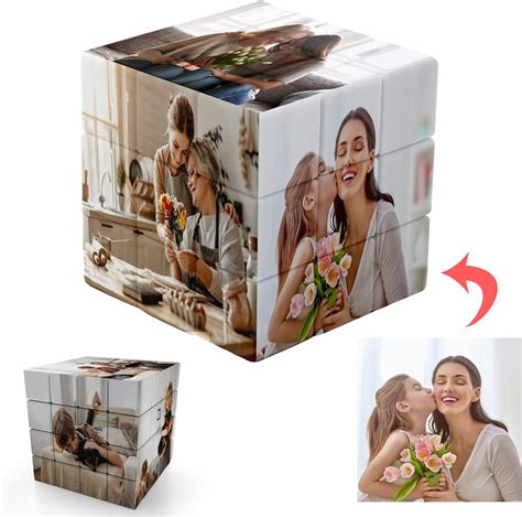 Reuhen Cubo Personalizado Con Foto Rompecabezas De Fotos Personalizado