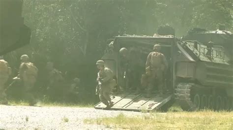 U S Marines Conduct A Raid Using Amphib Stock Video Pond5