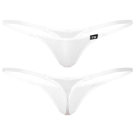 Iiniim Herren Mini Slip Strings Tanga Sexy Eisseide G String Unterhose