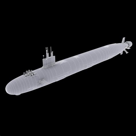 3ds max uss texas ssn submarine