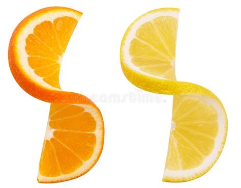 Orange Or Lemon Fruit Slice Stock Image - Image of color, macro: 42069297