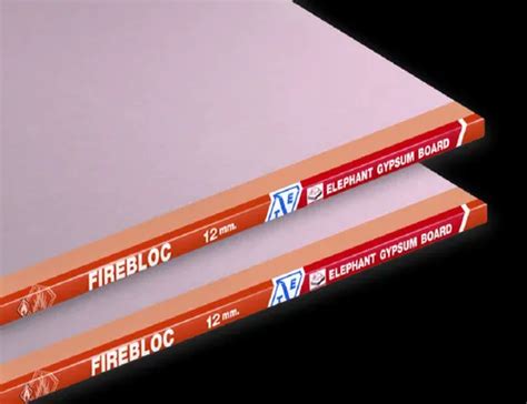 USG Boral Fire Gypsum Board Thickness 12 5mm Size 1220x1830mm At Rs