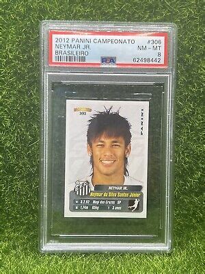 2012 Panini Campeonato Brasileiro 306 Neymar Jr PSA 8 EBay