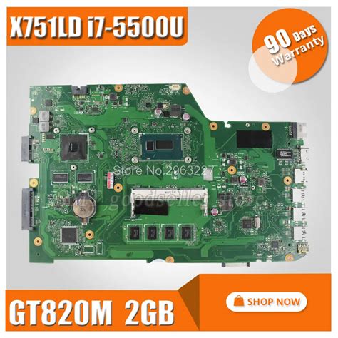 FOR ASUS X751LD X751L K751L K751LN X751LN Laptop Motherboard With I7