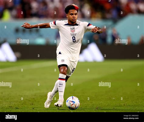 Doha, Qatar, 3rd December 2022. Weston McKennie of USA during the FIFA ...