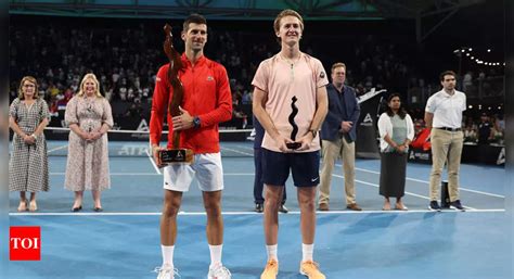 Novak Djokovic Saves Match Point To Beat Sebastian Korda For Adelaide