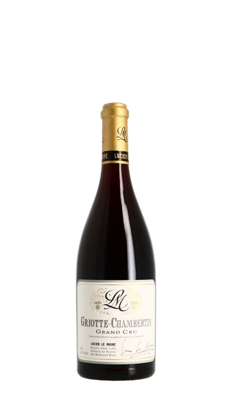 Lucien Le Moine Rouge Bourgogne Griotte Chambertin Grand Cru Cl