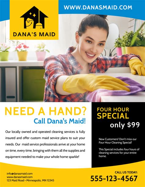 Professional Housekeeping Flyer Template Mycreativeshop