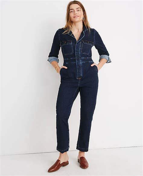 Denim Slim Coverall Jumpsuit Madewell