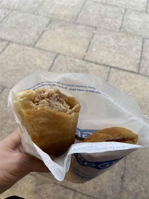My first Gregg’s sausage roll : r/manchester