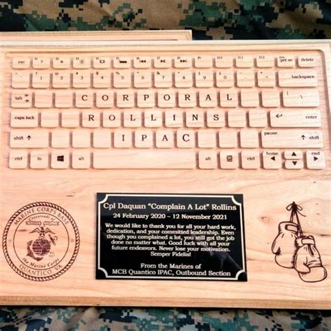 Military Going Away Plaque Etsy